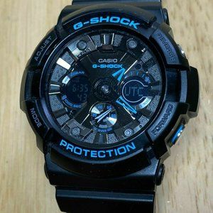 CASIO G-Shock GA-201BA Men Black Analog Digital Al